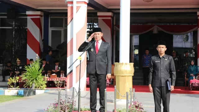 Pelaksanaan Upacara Peringatan Hari Lahir Pancasila.