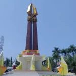 Tampak Monumen Trunojoyo Sampang Setelah Direnovasi.