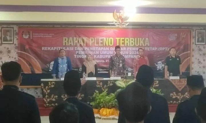 Tok, Kpu Tetapkan Dpt Kabupaten Sampang 761.421 Pemilih