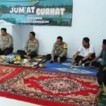 Suasana Kapolres Bangkalan Bersama Warga Pada Kegiatan Jumat Curhat