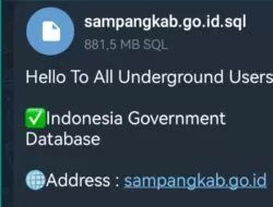 Database Sampangkab.go.id Turut Diretas Hacker Milad Leeks 12 Database Sampangkab.go.id Turut Diretas Hacker Milad Leeks