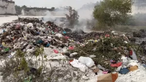 Bekas Galian C Di Bukit Jaddih Dijadikan Tempat Pembuangan Sampah.