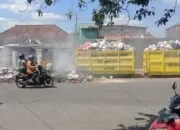 Tempat Pembuangan Sampah Di Kota Bangkalan Kembali Menumpuk