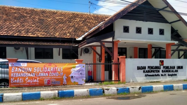 Kantor Bawaslu Kabupaten Bangkalan.