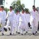 Petugas Paskibra Saat Mengibarkan Bendera Merah Putih Saat Detik-Detik Proklamasi.