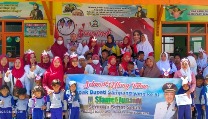 Pupuk Semangat Nasionalisme, Tk Banyuanyar Sampang Gelar Lomba Peringatan Hut Ri Ke 78