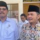 Plt Bupati Bangkalan Mohni Bersama Direktur Bumd Bangkalan Moch Fauzan Jakfar Saat Diwawancara Awak Media.