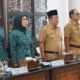 Sekdakab Sampang Saat Memimpin Evaluasi Pokjanal. (Foto : Prokopim Pemkab)