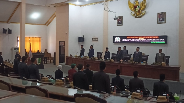 Suasana Rapat Paripurna Dprd Sampang.