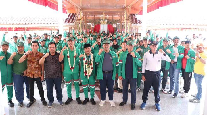 Suasana Penyambutan Atlet Yang Bertanding Di Porprov Jatim.