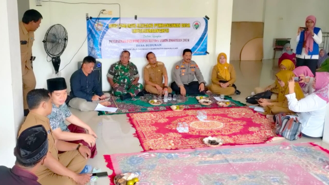 Pemerintah Desa Buduran Saat Menggelar Musyawarah Rencana Pembangunan Desa.