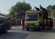 Aksi Sekelompok Pemuda Hadang Truk Di Bangkalan Bahayakan Pengendara, Satpol Pp Diminta Gelar Razia