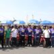 Bupati Dan Wabup Bersama Forkopimda Saat Membuka Kejurprov Road Race Jatim Final 2023 Bupati Cup Di Sirkuit Non Permanen Alun - Alun Trunojoyo. (Dok. Prokopim Pemkab Sampang)