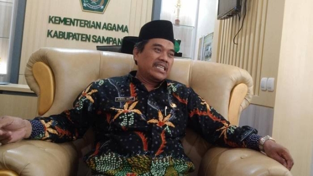 Kepala Kemenag Sampang Abdul Wafi.