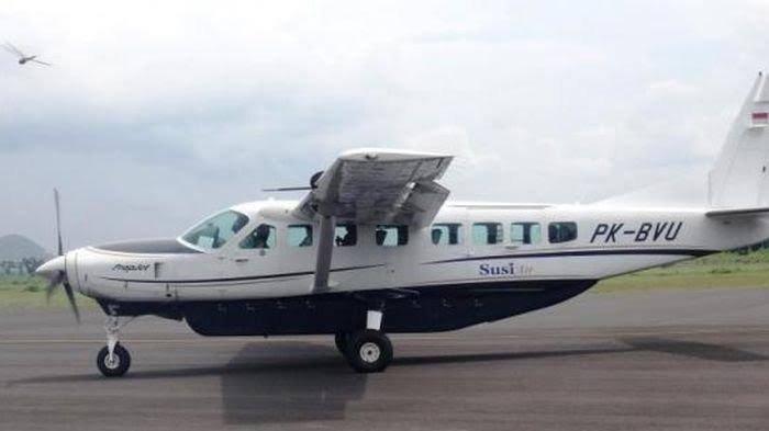 Pesawat Perintis Susi Air Rute Penerbangan Sumenep - Jember.