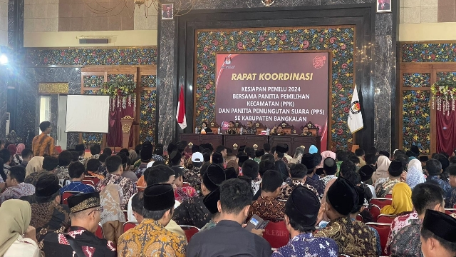 Ppk Dan Pps Se Bangkalan Saat Mengikuti Rapat Koordinasi Di Gedung Rato Ebhu Bangkalan.