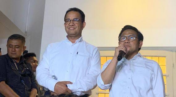 Pasangan Capres Anies Baswedan Dan Cawapres Muhaimin Iskandar.