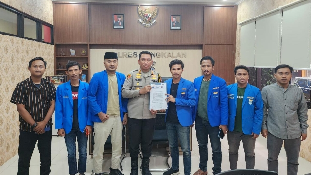 Pc Pmii Bangkalan Saat Melakukan Audensi Dengan Kapolres Bangkalan Terkait Dugaan Maraknya Aktivitas Tambang Ilegal.