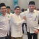 H. Slamet Junaidi Bersama Ketua Dpw Pkb Jatim H. Halim Iskandar Dan Ketua Dpc Pkb Jatim H. Mushaddaq Chalili.