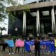 Komite Mahasiswa Madura Saat Melakukan Aksi Demonstrasi Di Depan Gedung Kantor Kpk.