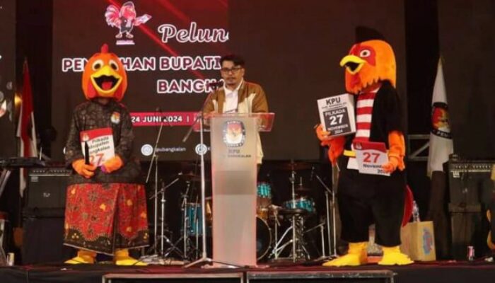 Kpu Bangkalan Launching Ayam Gaog Sebagai Maskot Pilkada 2024