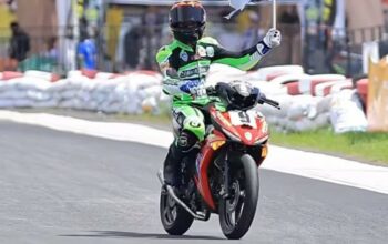 Murobbil Vitony Saat Finish Di Urutan Pertama Di Kelas 150 Cc.