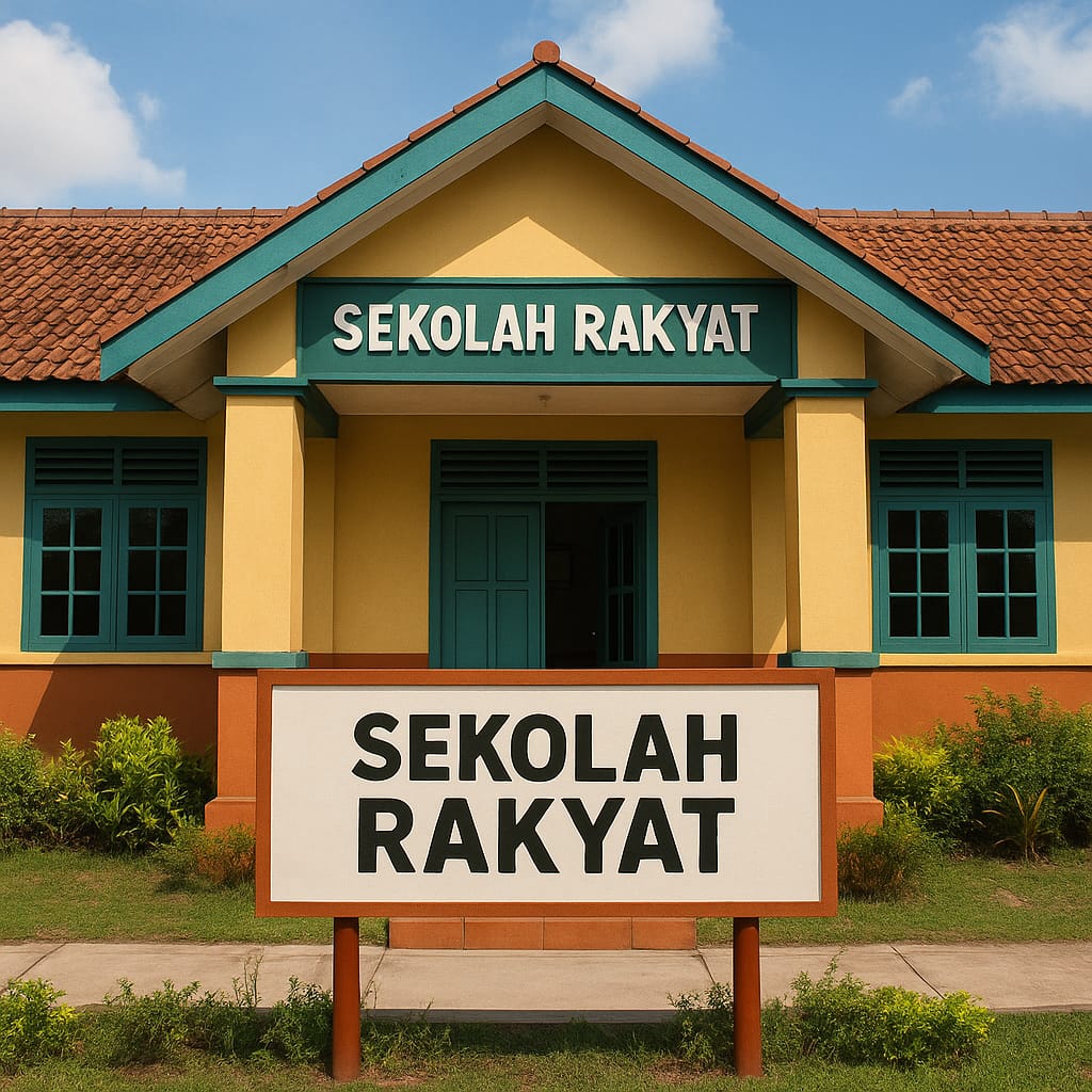 Ilustrasi sekolah rakyat
