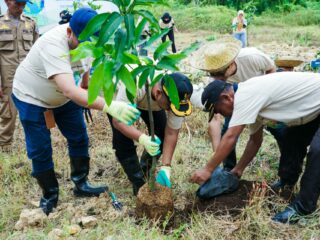 Wakil Bupati Sampang Hadiri Penanaman 300 Pohon di Poltera, Dukung Penghijauan dan Green Campus